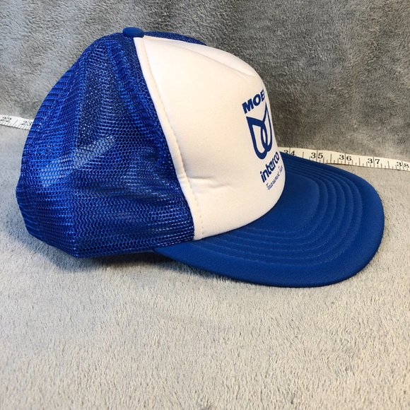 VINTAGE Retro Trucker Hat Snapback Cap Moen Faucets Interco Tournament Team - Picture 3 of 7